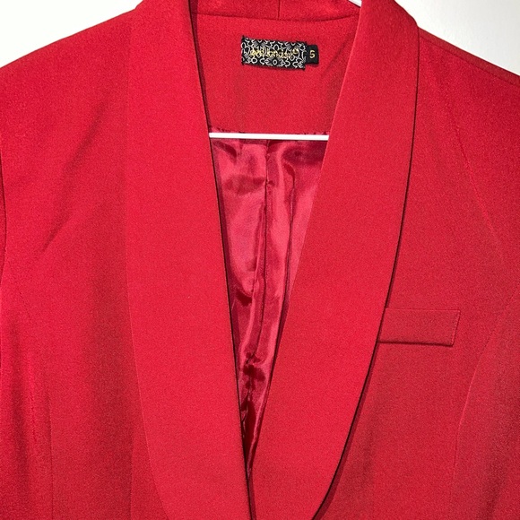 Red Blazer Jacket - Picture 5 of 5